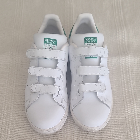 adidas Other - Adidas Stan Smith Kids White and Green Sneakers